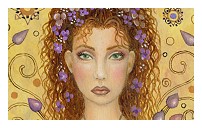 ACEO 2.5 x 3.5 - Fairy Lass of Balina oil on art board